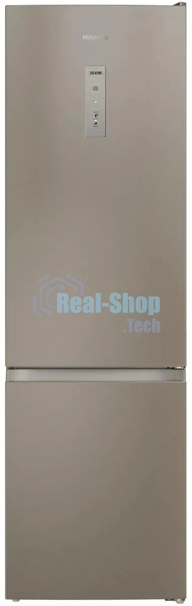 Холодильник Hotpoint HT 6200 BZ бронзовый двухкамерный 240/83л морозилка снизу, No Frost