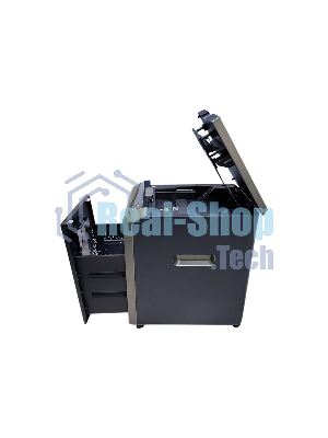 Шредер Office Kit SA200M 1,9х10 черный/серый с автоподачей (секр.P-5) фрагменты 220лист. 40лтр. скобы пл.карты