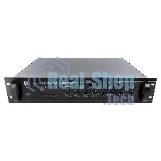Микшер-усилитель Intrend ITMXAMP-350MTZ зональный, 5 зон. MP3, FM-тюнер, USB, Bluetooth, 3хMic/2хLine входы, 1хLine выход, 350 Вт, 4-16 Ом/100V, IR-пульт в комплекте
