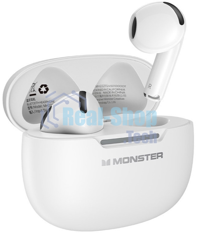Наушники беспроводные MONSTER N-Lite 208 (MH22211) белые