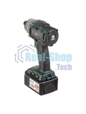 Профессиональный бесщеточный винтоверт аккумуляторный KLPRO KLDV18B-50 (18В, Li-ion-2шт, 5.0Ач, 180Нм, 2 скорости, подсветка,З/У,в кейсе)