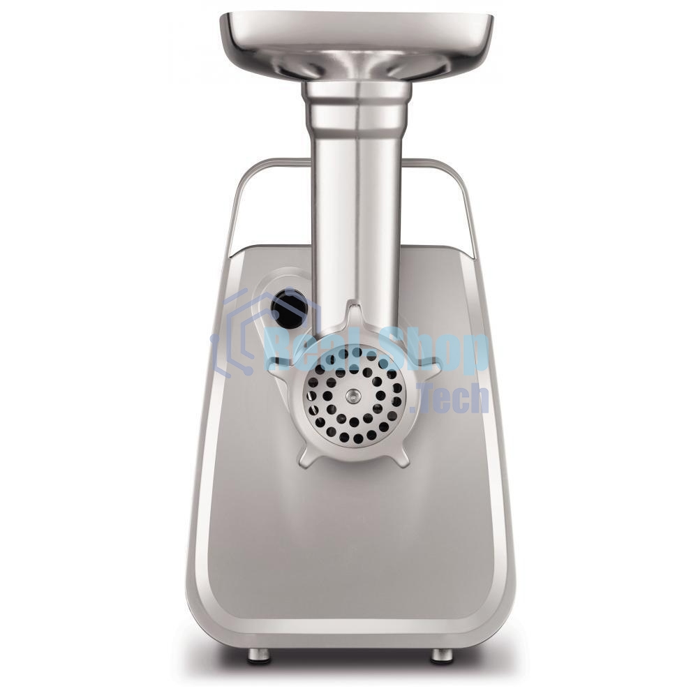 Мясорубка электрическая Moulinex ME306832 черный, 1600 Вт, 1.9 кг/мин, реверс, защита от перегрузки, металлический лоток, насадки - 6