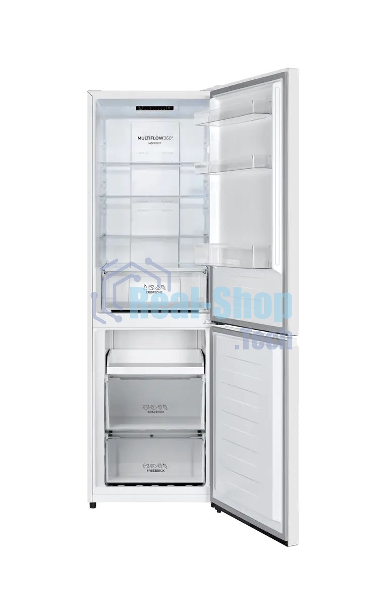 Холодильник Gorenje NRK61814W4 белый двухкамерный 207/93л морозилка снизу, No Frost