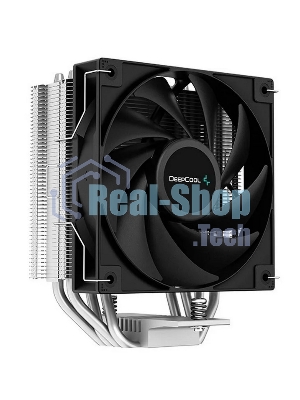 Кулер для процессора DEEPCOOL AG400 черный, 120 мм, алюминий/медь, 2000 об/мин, 31.6 дБ, 4 pin, 220 Вт, 150 мм