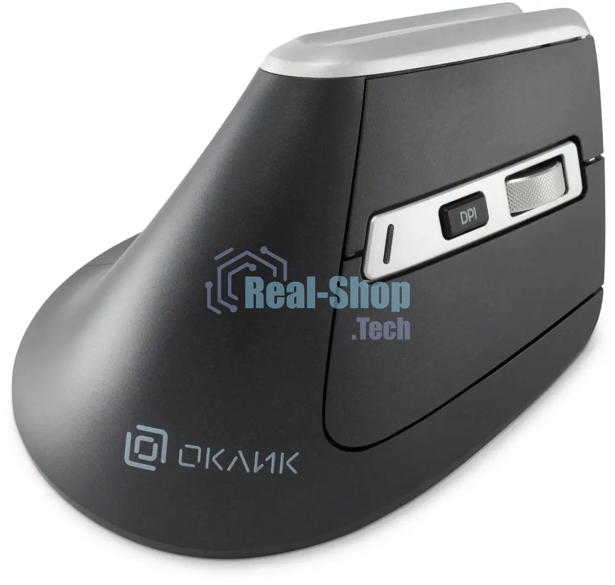 Мышь беспроводная Oklick 991MW серый, 2400 dpi, радиоканал, Bluetooth, USB, кнопки - 7