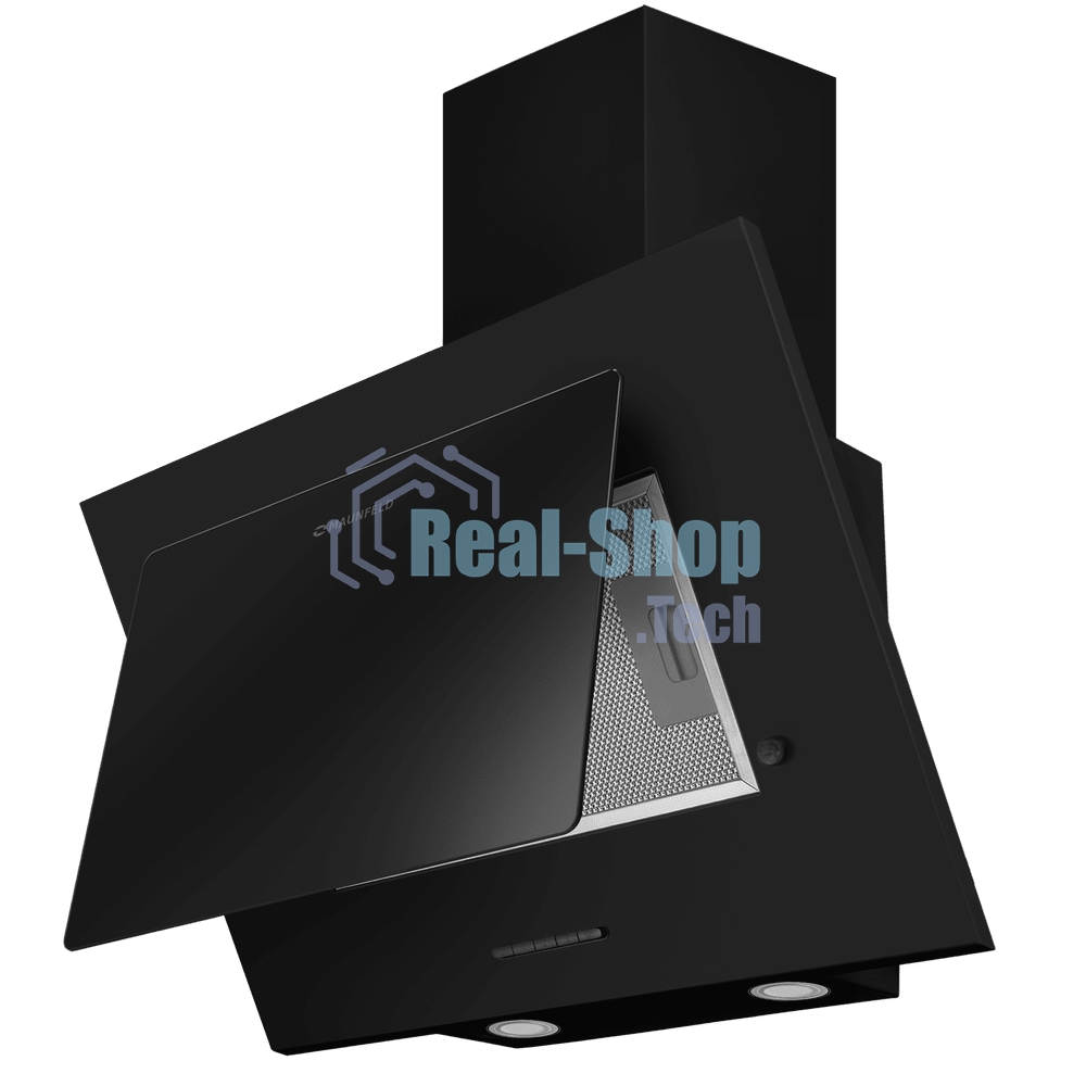 Вытяжка наклонная Maunfeld Tower A 50 черный, 50 см, 700 куб. м/ч, 66 дБ