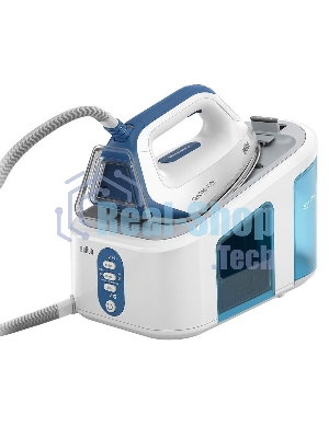 Парогенератор Braun IS3157BL синий/белый, 2400 Вт