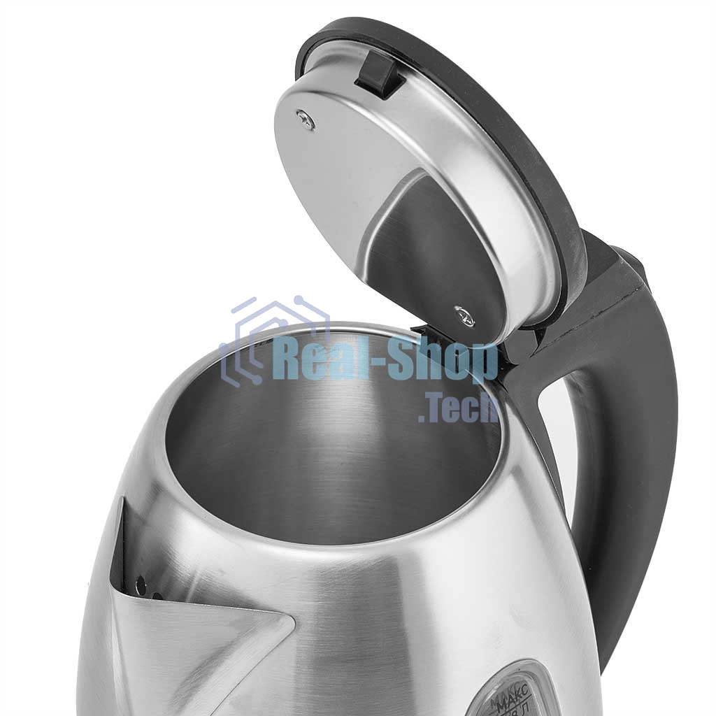 Чайник электрический DELTA DL-1114 нерж. с серым