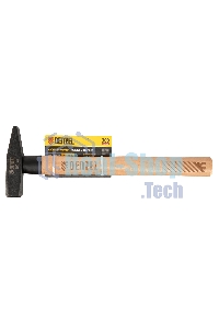 Молоток слесарный Denzel 300 г, кованый квадратный боек, буковая рукоятка