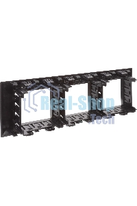 Рамка-суппорт 6мод. Avanti для In-liner Front черный ДКС 4402916