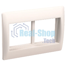 Рамка 4 мод. Праймер с суппортом 75 мм бел. ИЭК CKK-40D-RSU4-075-K01