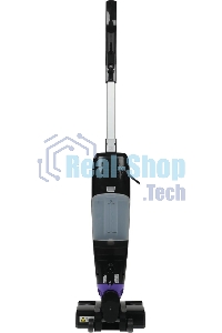 Пылесос вертикальный паровой Kitfort KT-575-1 черный, питание питание от сети, 1600 Вт, уборка влажная/паром/сухая, пылесборник 1.1 л