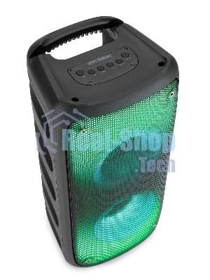 Минисистема Hyundai H-MC1230 черный 40Вт FM USB BT micro SD