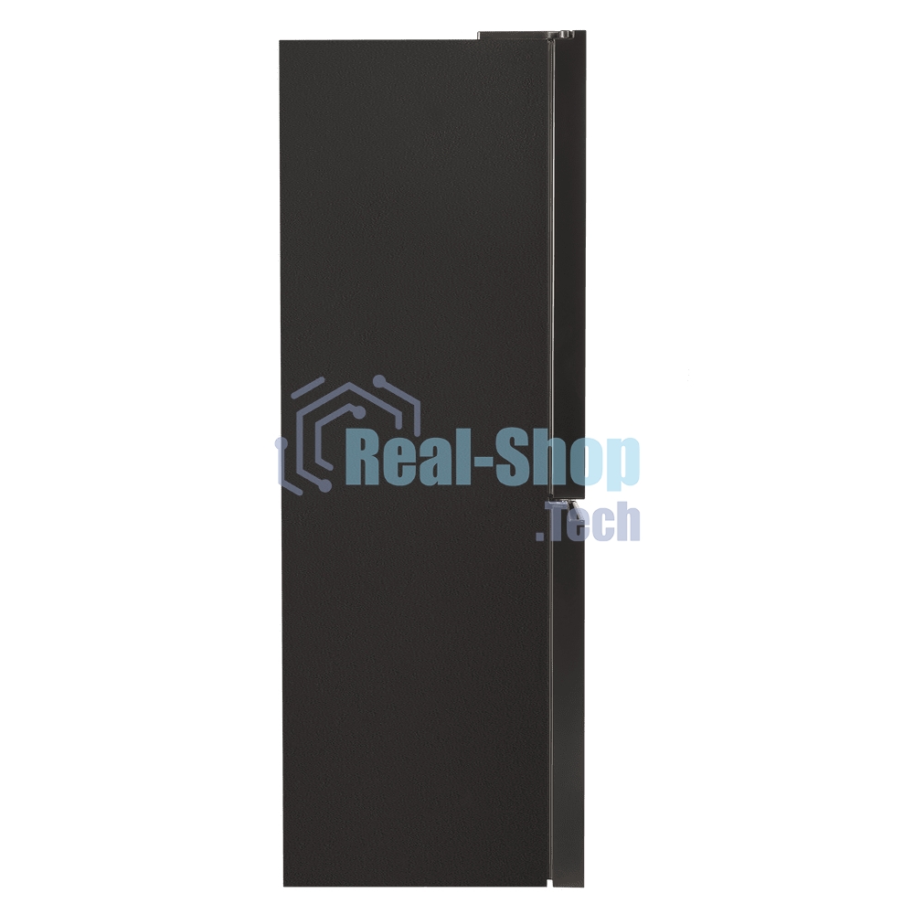 Холодильник Maunfeld MFF183NFSBE черная нержавеющая сталь трехкамерный инвертор 405л морозилка снизу