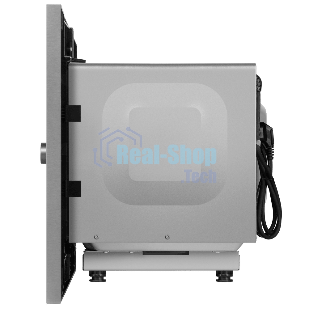 Микроволновая печь встраиваемая Maunfeld JBMO820GS01 нержавеющая сталь, 20 л, 1080 Вт, переключатели - поворотный механизм/кнопки