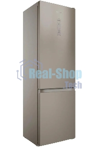 Холодильник Hotpoint HT 6200 BZ бронзовый двухкамерный 240/83л морозилка снизу, No Frost