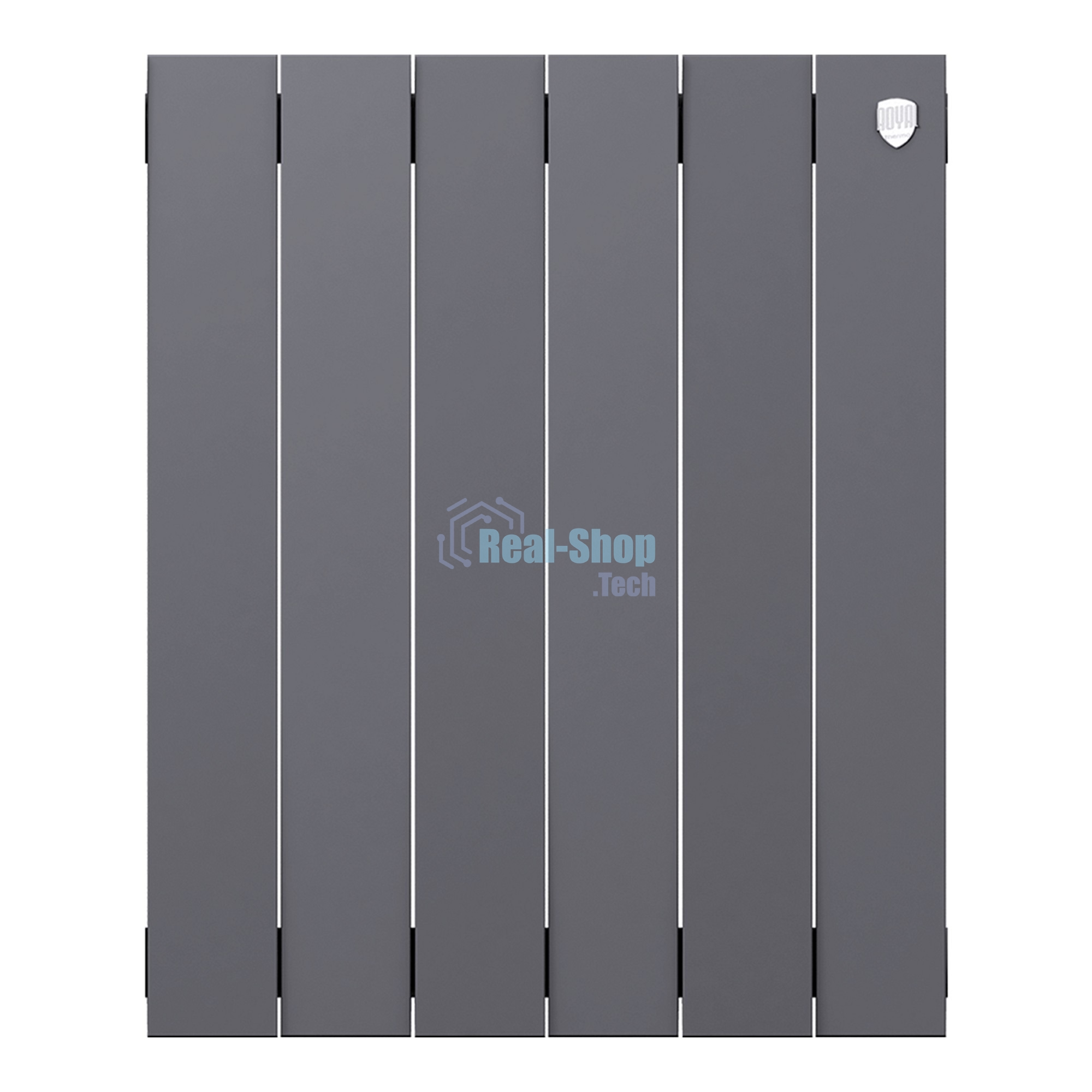 Радиатор биметаллический Royal Thermo PianoForte 500 серебристый - 6 секц.