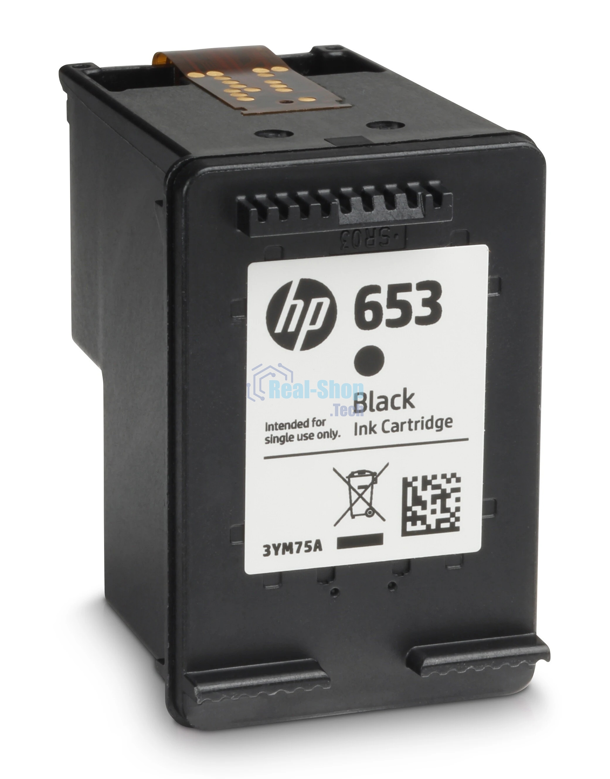 Картридж Hi-Black для HP DJ Plus Ink Advantage 6075/6475, №653XL 3YM75AE, BK