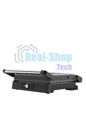 Гриль электрический Topdevice EG1/2200 Вт/0-240 °C/раскрытие на 180 °C/несъемные панели/черно-серебристый (TDSEG001_BK)