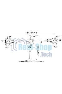 Кронштейн для мониторов Cactus CS-VM-MP330S-AL серебристый 15