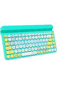 Клавиатура беспроводная A4Tech Fstyler FBK30, USB, Bluetooth/Радиоканал, зеленый