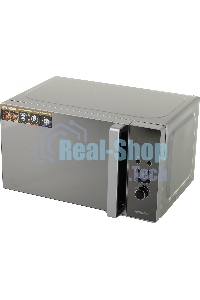 Микроволновая печь Hyundai HYM-D3002 серебристый, 20 л, 700 Вт, переключатели - поворотный механизм/кнопки