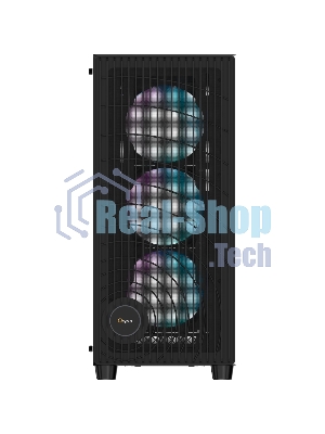Компьютерный корпус Ocypus Gaммa C70 BK ARGB ATX/win/black/4 ARGB fans/no PSU/Tempered Glass