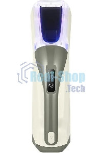 Пылесос ручной Kitfort КТ-5195 бежевый/серый, питание от аккумулятора, 50 Вт, уборка влажная, пылесборник 0.11 л, работа от АКБ max 15 мин