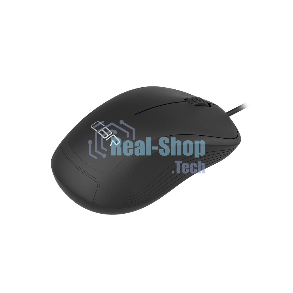 Мышь проводная CBR CM 108 черный, 1000 dpi, USB, кнопки - 3