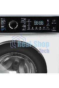 Стиральная машина c инвертором и паром Maunfeld MFWM127IWHT белый, загрузка фронтальная 7 кг, 1200 об/мин, класс: A+++