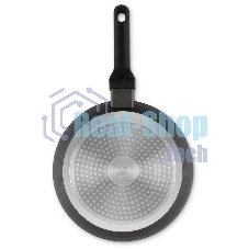 Сковорода Rondell Shell RDA-1926 круглая 26 см, покрытие: Xylan Plus ручка несъемная (без крышки) темно-серый