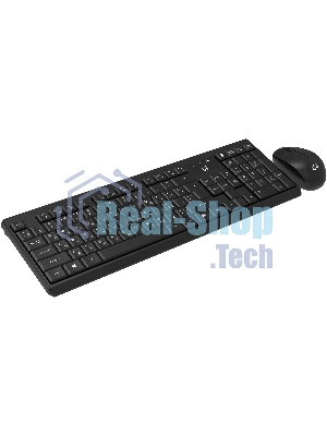 Комплект клавиатура+мышь Oklick S269W беспроводной, USB, 1600 DPI, чёрный