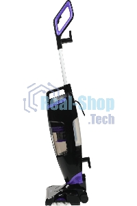 Пылесос вертикальный паровой Kitfort KT-575-1 черный, питание питание от сети, 1600 Вт, уборка влажная/паром/сухая, пылесборник 1.1 л