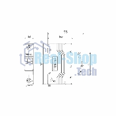 Автоматический выключатель Werkel 1P 63 A C 4,5 кА W901P634