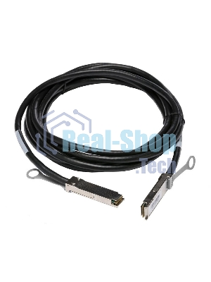 Пассивная кабельная сборка 100G, QSFP28, 30AWG, Passive, DAC, 1м Future Technologies FT-QSFP28-CabP-AWG30-1
