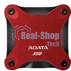 Внешний SSD ADATA SD620, 2TB, USB 3.2 Gen 2 Type-A, R/W 550/480, красный