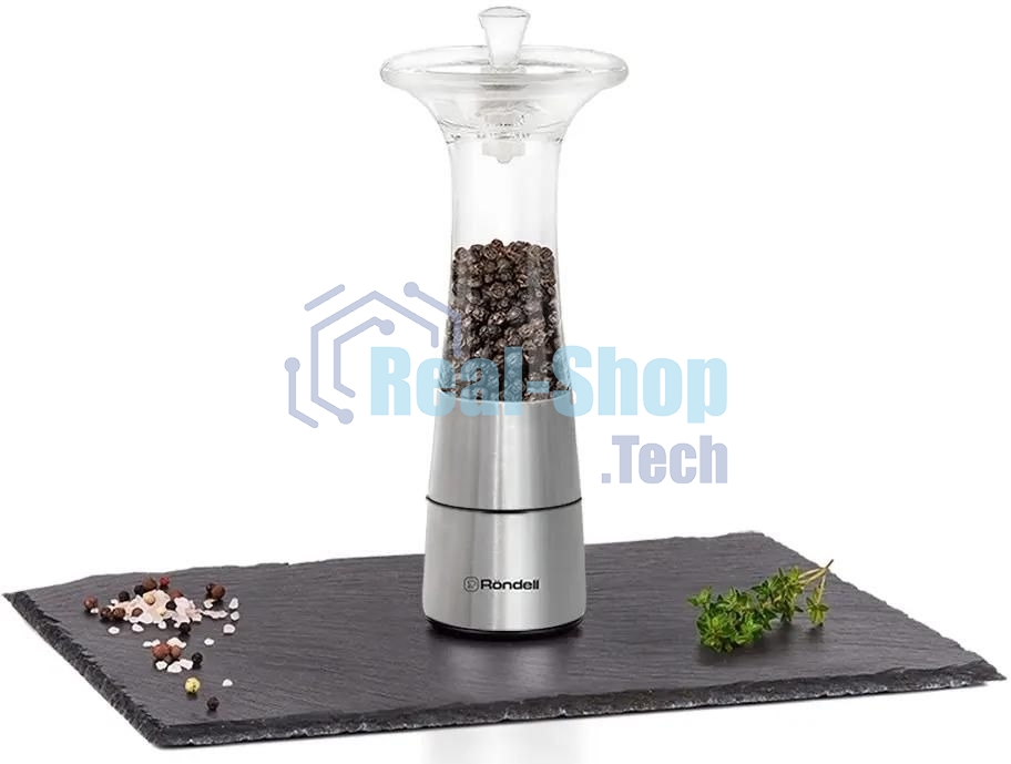 Мельница для соли и перца Rondell Temper RD-1318, стальной