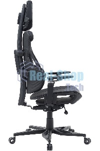 Кресло компьютерное Cactus CS-CHR-DUO-BBK черный, кожзам