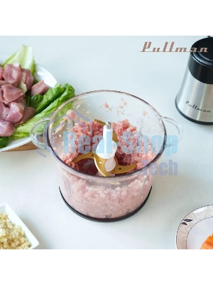 Измельчитель электрический Pullman PL-320, 1000Вт, 6 лезвий, стеклянная чаша 3 л