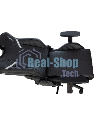 Кресло Knight Thunder 5X черный, экокожа, 120 кг, механизм качания