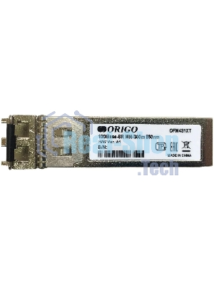 Трансивер ORIGO OFM431XT SFP+ Transceiver, 10Gbase-SR, Duplex LC, 850nm, Multi-mode, 300M