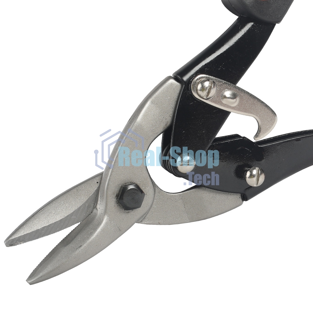 Ножницы по металлу PATRIOT ASP-250S, прямой рез, CRV, двухкомпонентные рукоятки, 250мм