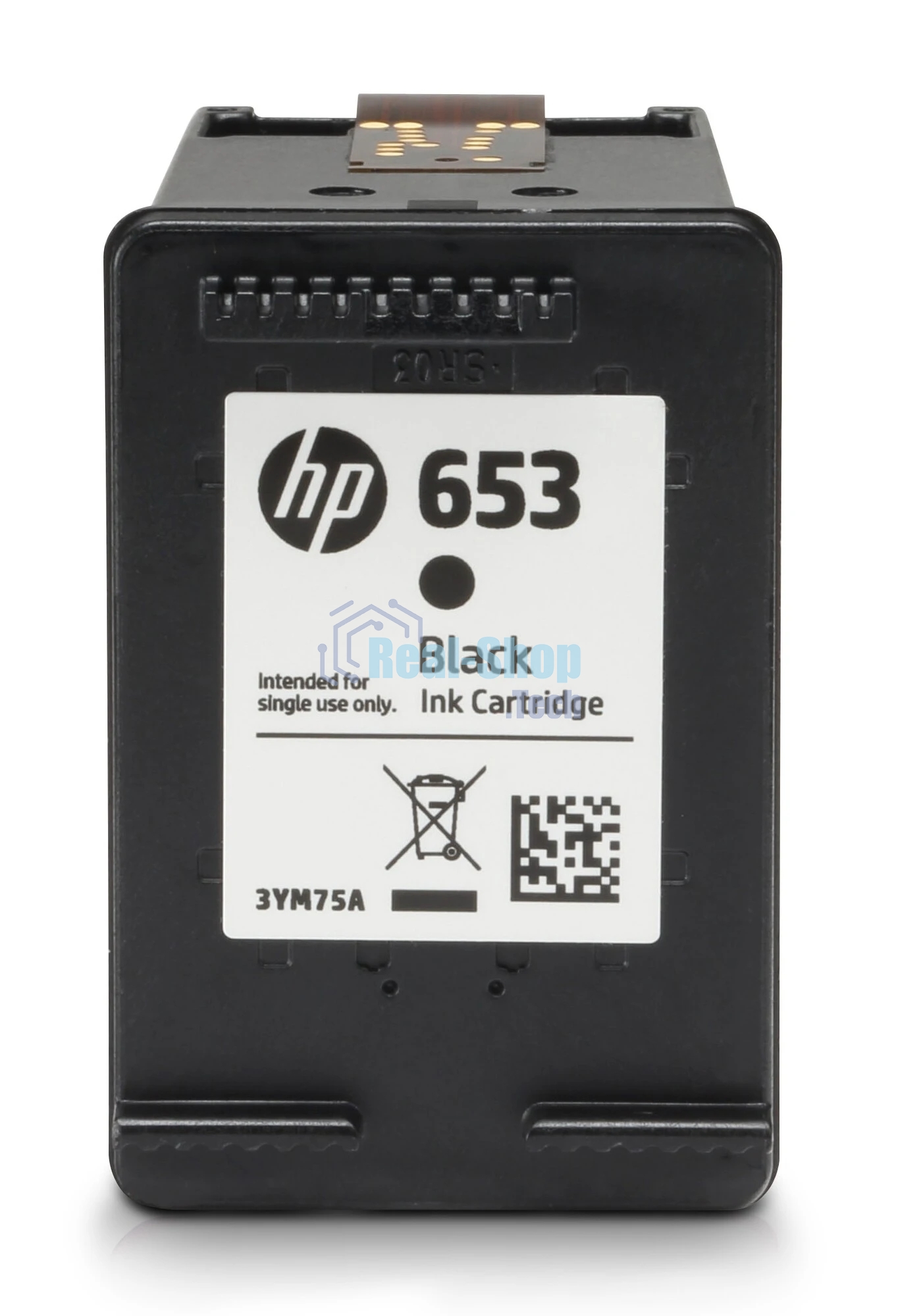Картридж Hi-Black для HP DJ Plus Ink Advantage 6075/6475, №653XL 3YM75AE, BK
