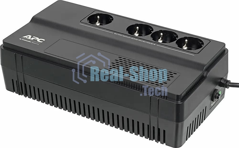 Источник бесперебойного питания APC Back-UPS BV650I-GR / 650ВА / 375Вт / 4 х CEE 7 (евророзетка)