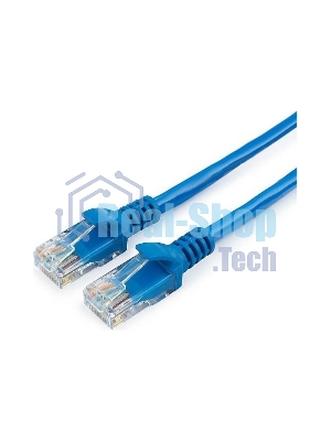 Патч-корд CCA light UTP Гарнизон PC-UTP-5e-1.5-B cat.5e, 1.5м, литой, многожильный синий