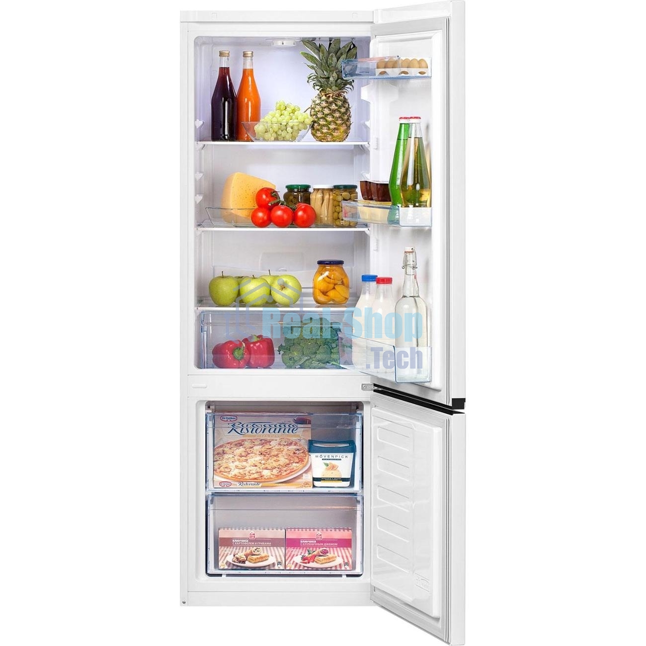 Холодильник Beko B1RCSK251W белый, двухкамерный 175/65л морозилка снизу