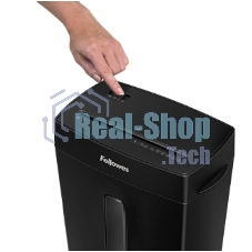 Шредер Fellowes PowerShred Р-42С черный (секр.P-4) фрагменты 8лист. 15лтр. скрепки скобы пл.карты