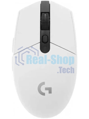 Мышь беспроводная Logitech G304 Lightspeed белый, 12000 dpi, радиоканал, USB, кнопки - 6