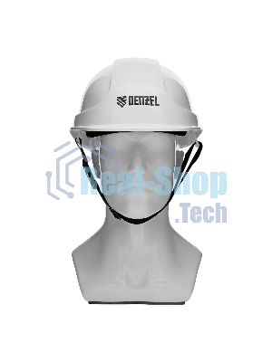 Каска защитная ударопрочная Denzel ABS/PC, плавная регулировка, модель 
