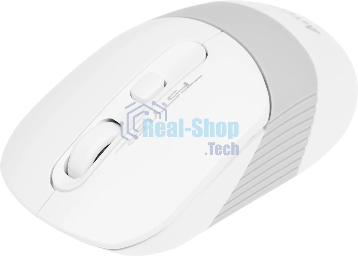 Мышь беспроводная A4Tech Fstyler FG10S белый/серый, 2000 dpi, радиоканал, USB, кнопки - 4
